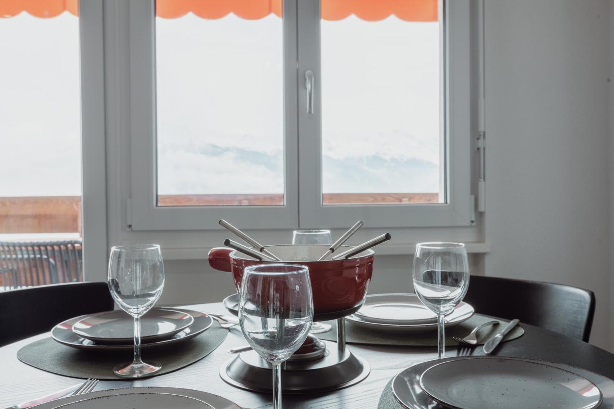 Magnifique Appartement Proche Du Centre Crans-Montana Exterior foto