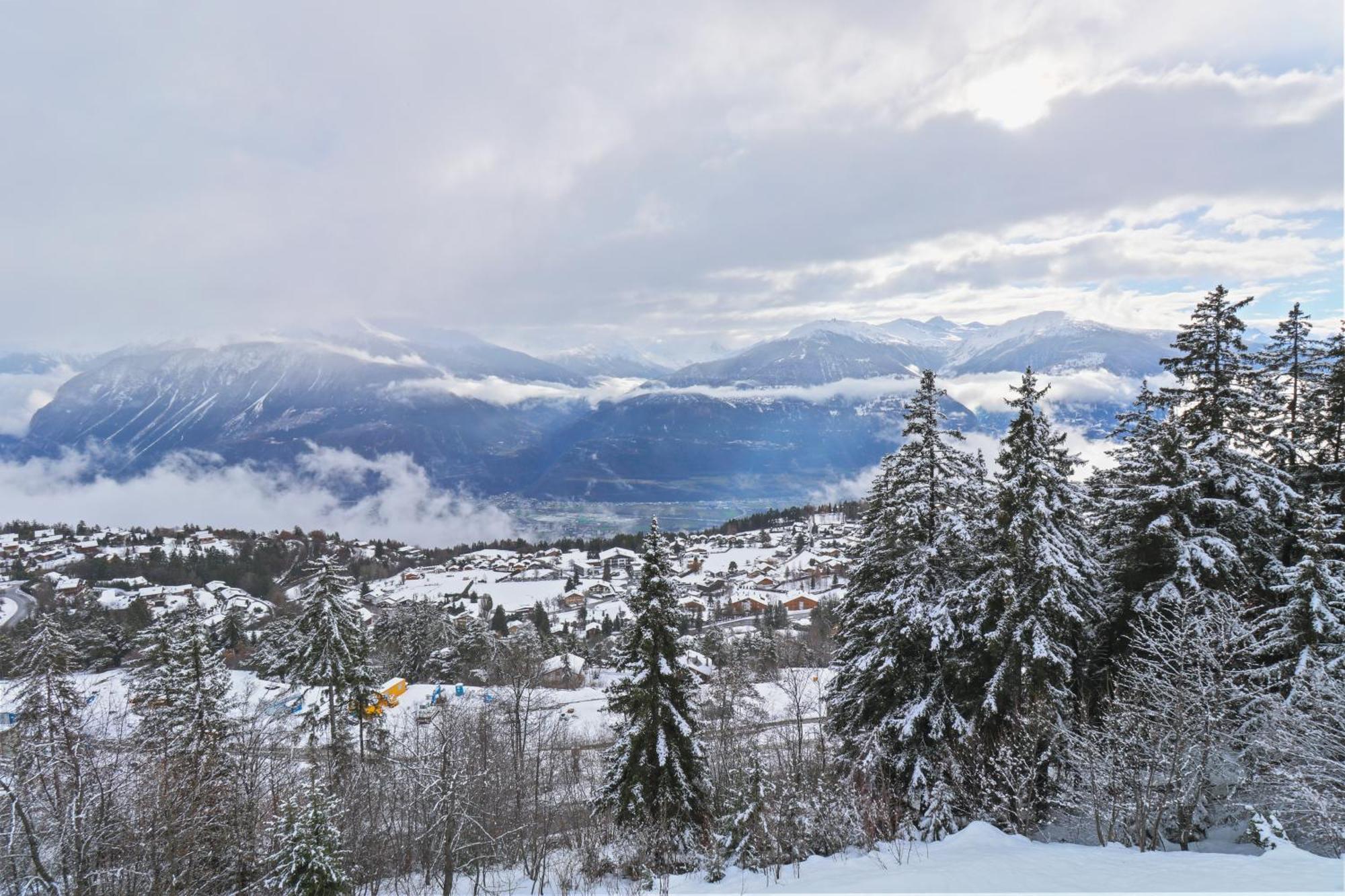 Magnifique Appartement Proche Du Centre Crans-Montana Exterior foto